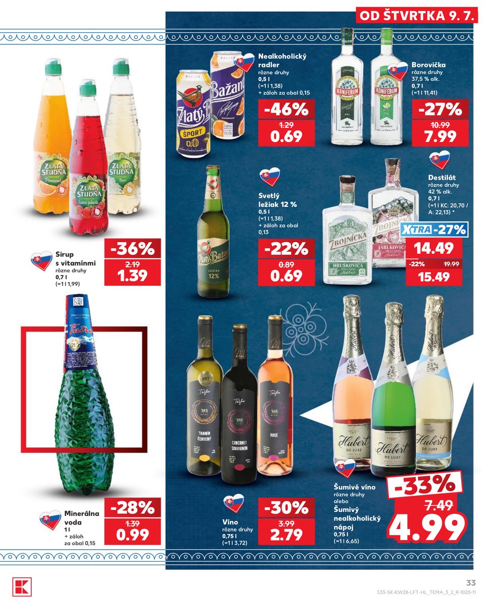 Kaufland catalog page 33 — 2026-07-09 to 2026-07-15