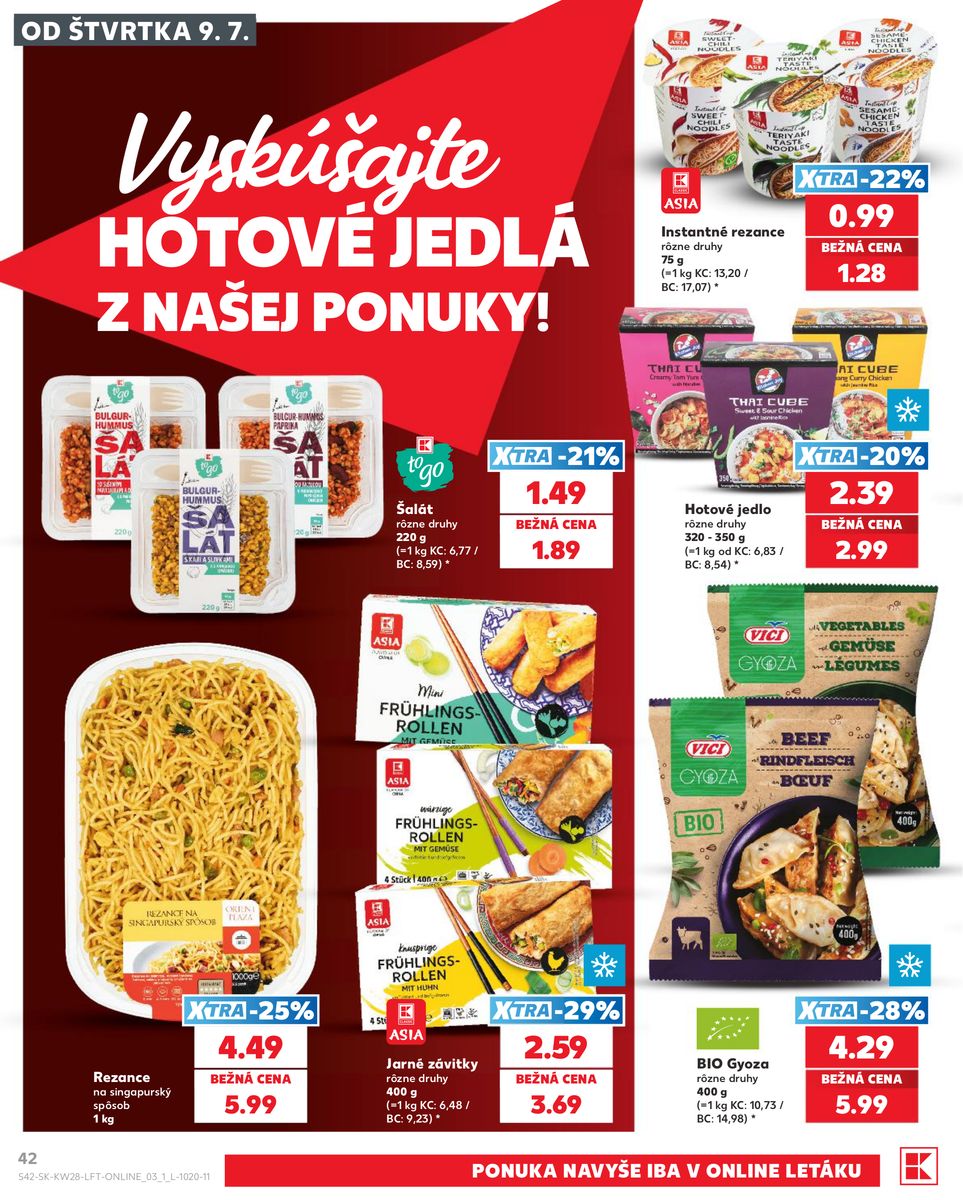 Kaufland catalog page 42 — 2026-07-09 to 2026-07-15