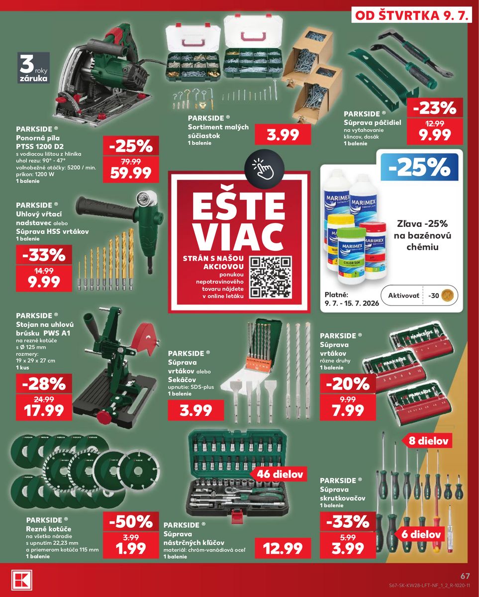 Kaufland catalog page 67 — 2026-07-09 to 2026-07-15