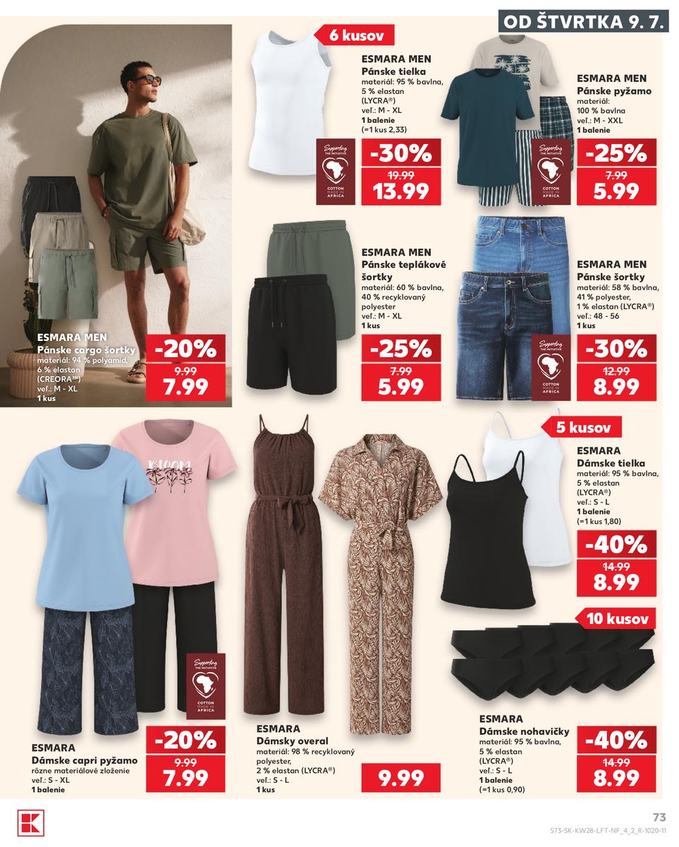 Kaufland catalog page 73 — 2026-07-09 to 2026-07-15