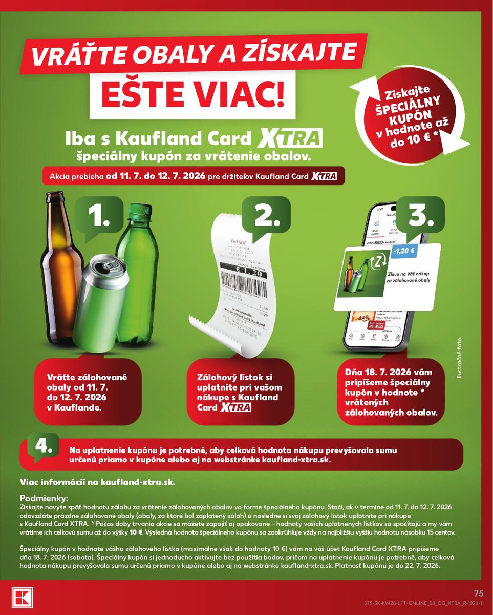 Kaufland catalog page 75 — 2026-07-09 to 2026-07-15