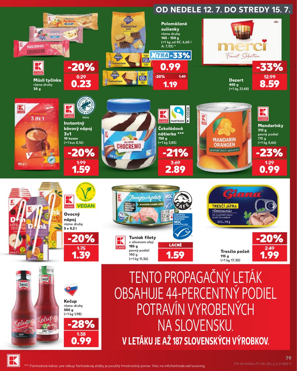 Kaufland catalog page 79 — 2026-07-09 to 2026-07-15