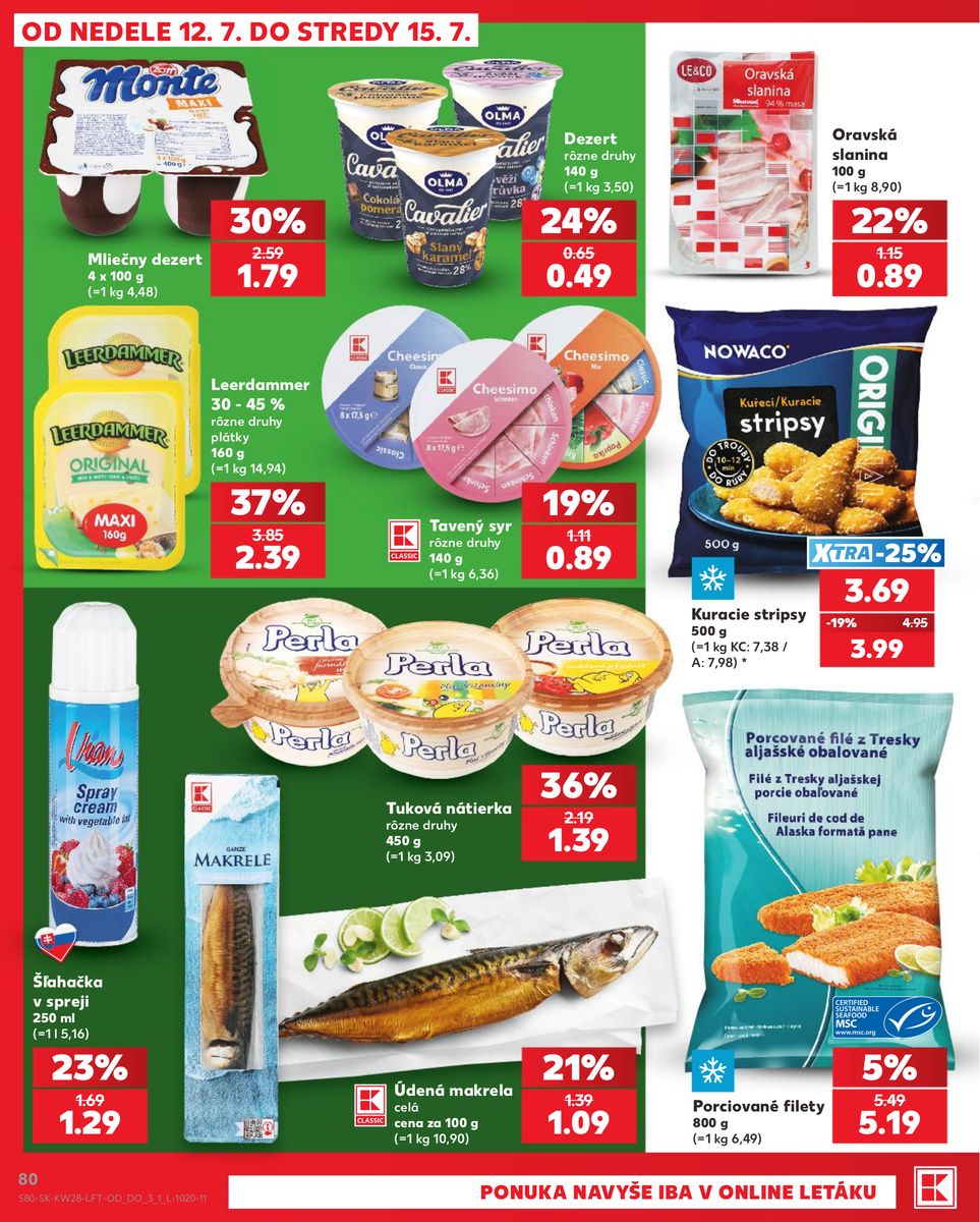 Kaufland catalog page 80 — 2026-07-09 to 2026-07-15