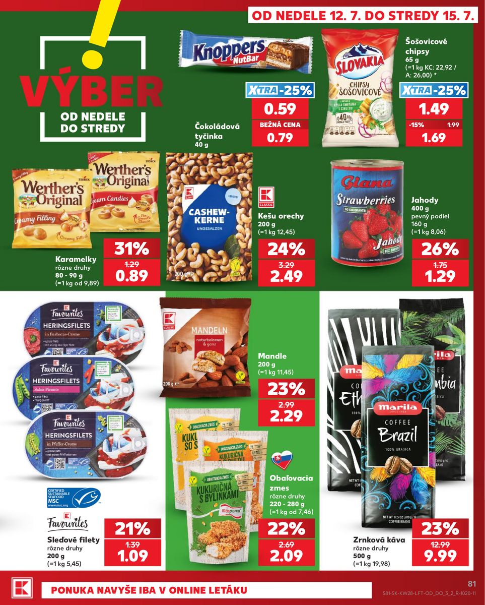 Kaufland catalog page 81 — 2026-07-09 to 2026-07-15