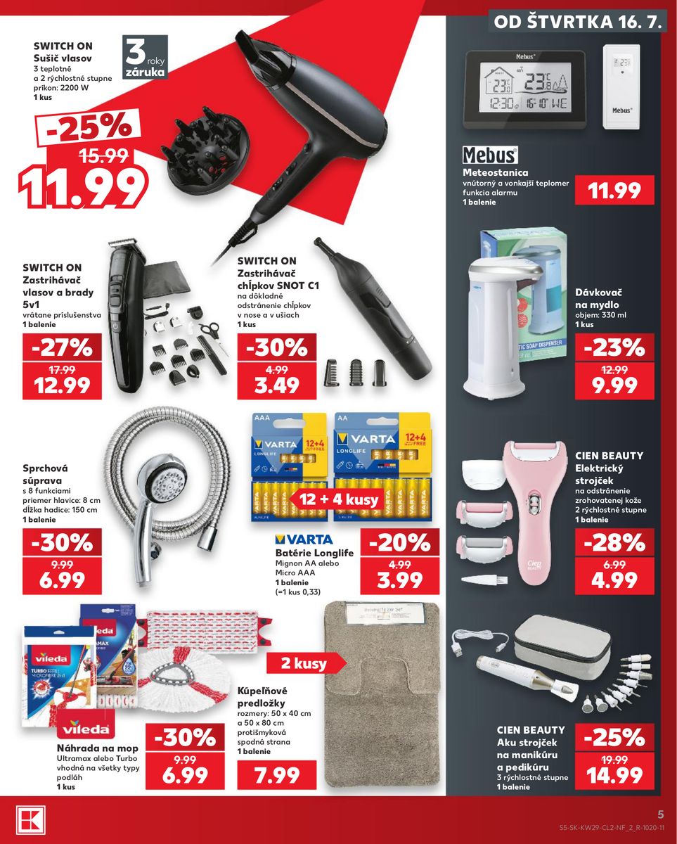 Kaufland catalog page 5 — 2026-07-16 to 2026-07-22