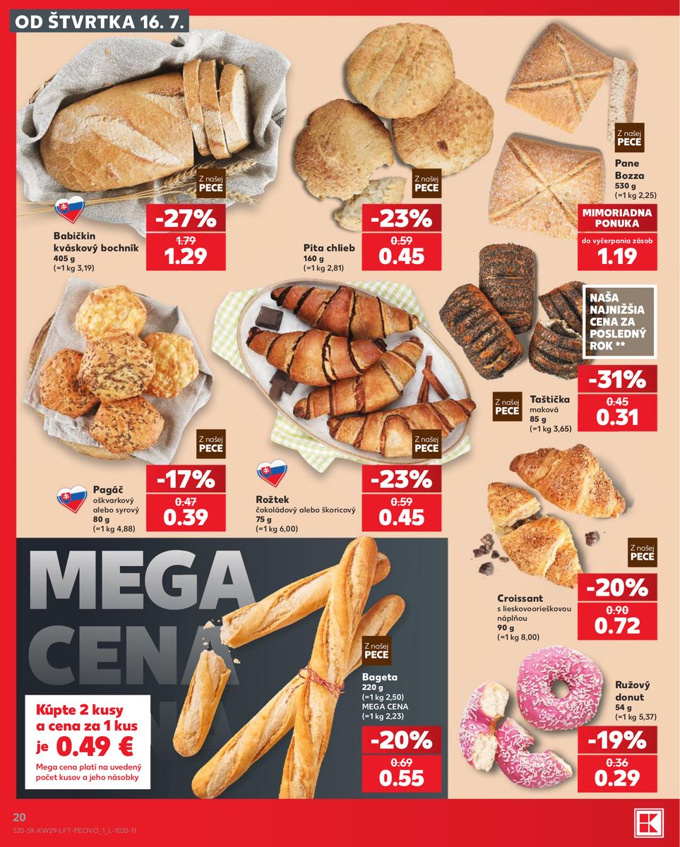 Kaufland catalog page 20 — 2026-07-16 to 2026-07-22