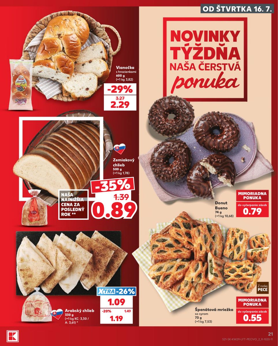 Kaufland catalog page 21 — 2026-07-16 to 2026-07-22