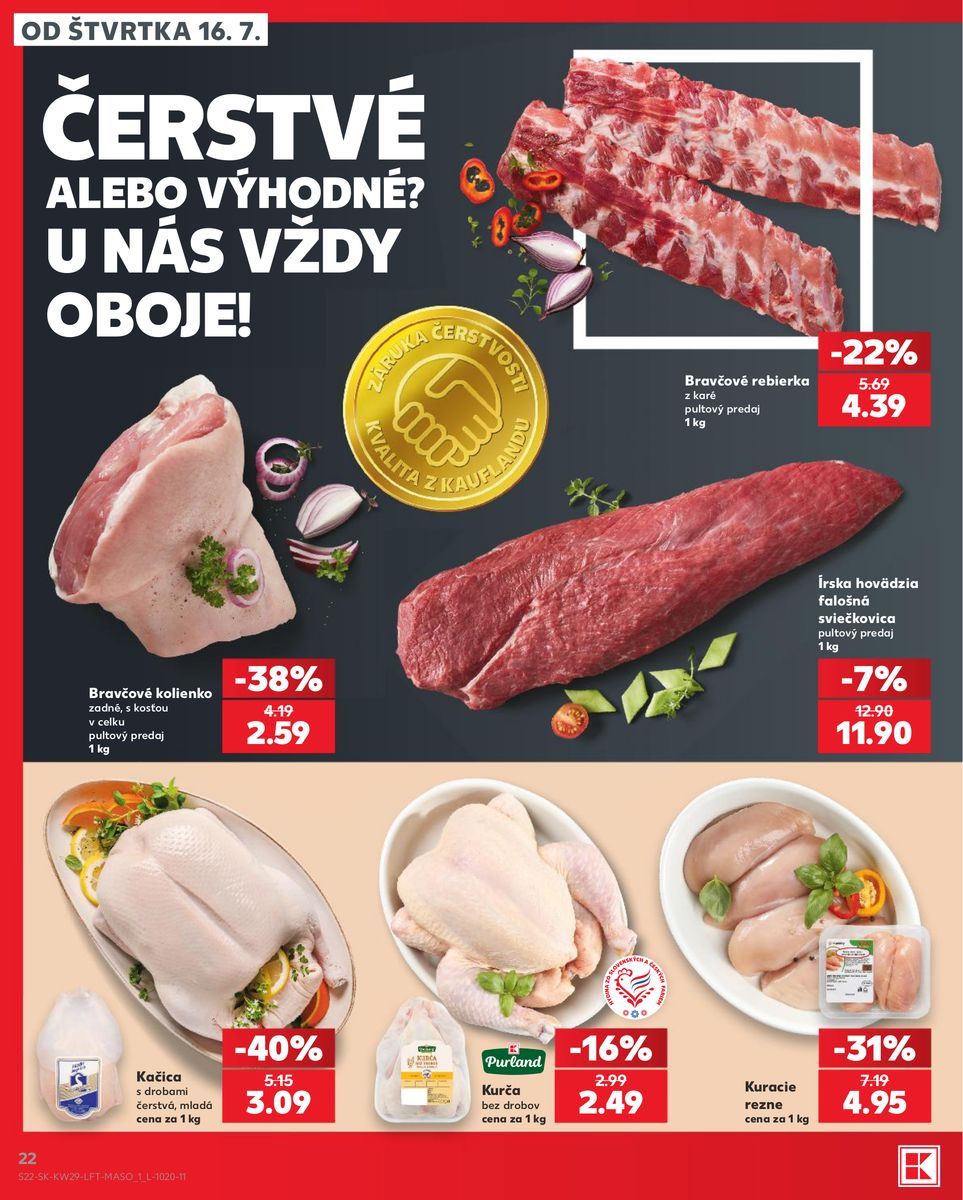 Kaufland catalog page 22 — 2026-07-16 to 2026-07-22