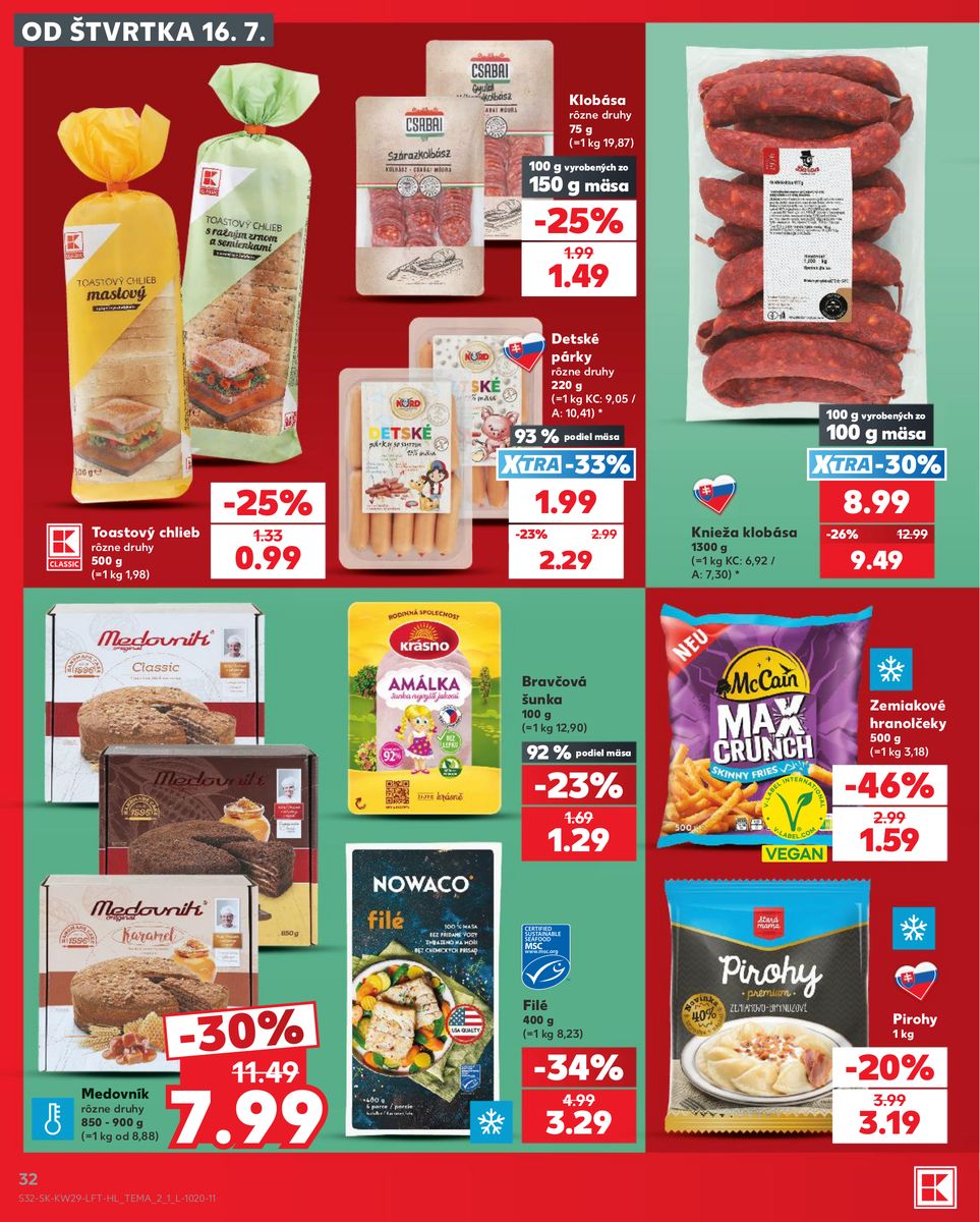 Kaufland catalog page 32 — 2026-07-16 to 2026-07-22
