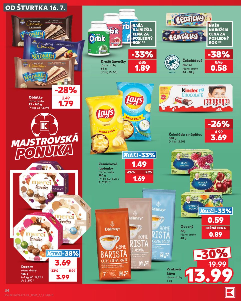 Kaufland catalog page 34 — 2026-07-16 to 2026-07-22