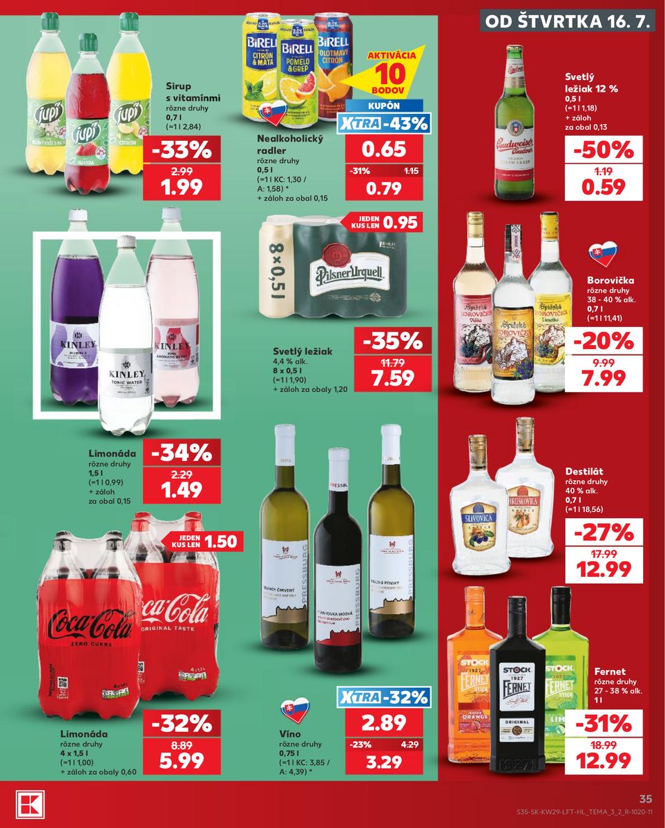 Kaufland catalog page 35 — 2026-07-16 to 2026-07-22