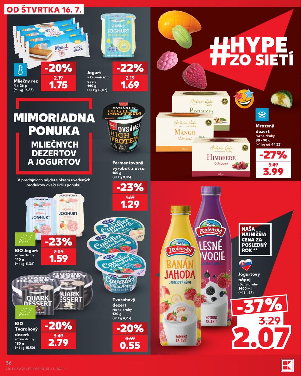 Kaufland catalog page 36 — 2026-07-16 to 2026-07-22