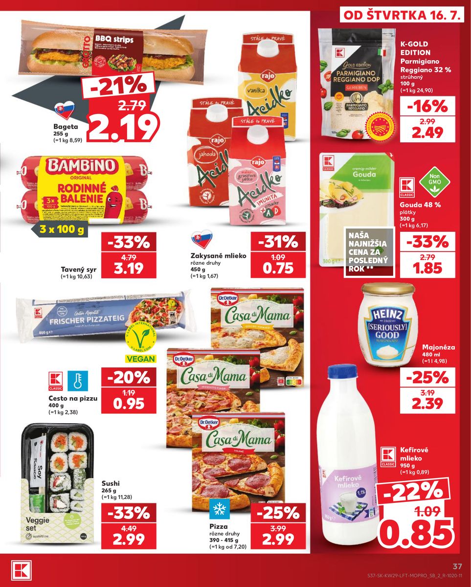 Kaufland catalog page 37 — 2026-07-16 to 2026-07-22