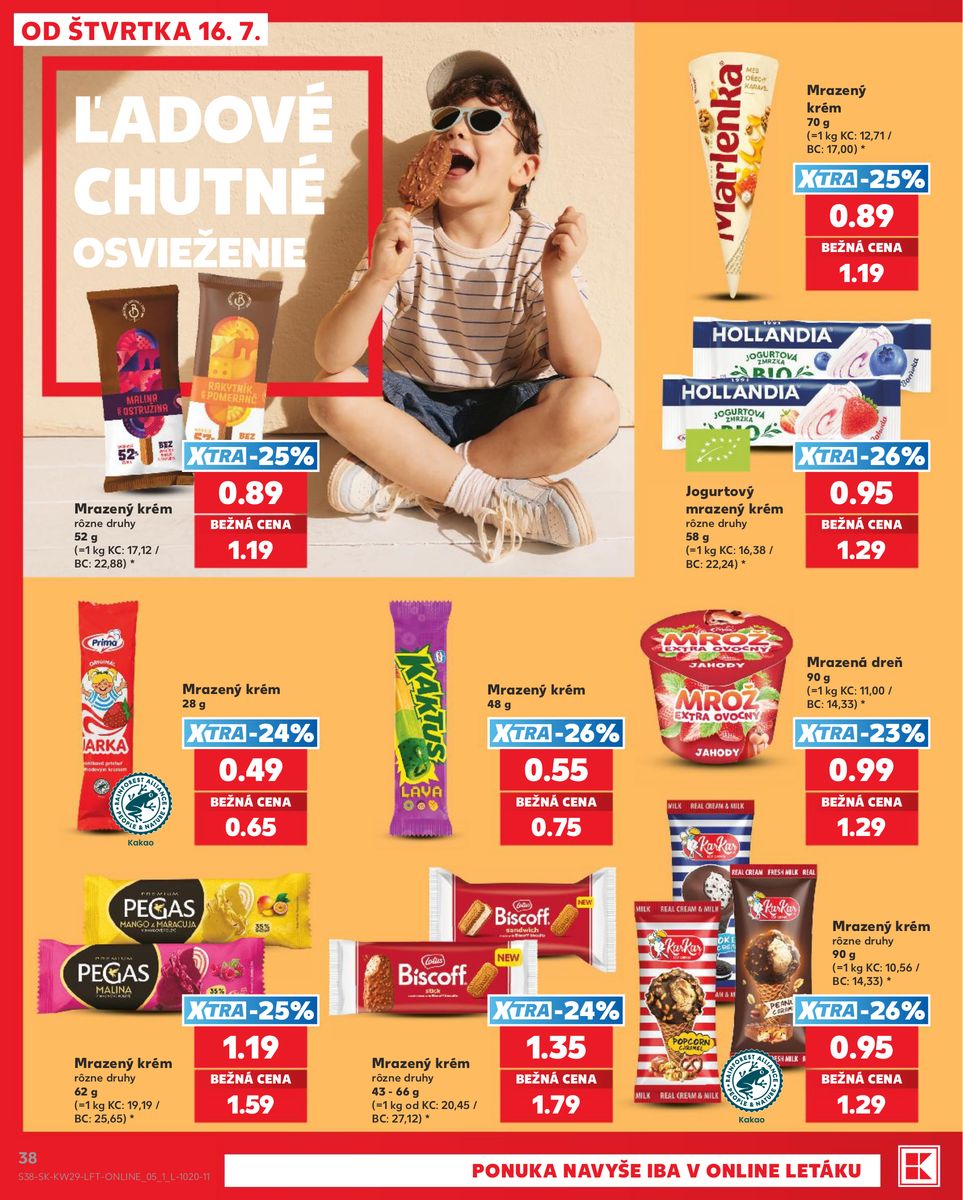 Kaufland catalog page 38 — 2026-07-16 to 2026-07-22