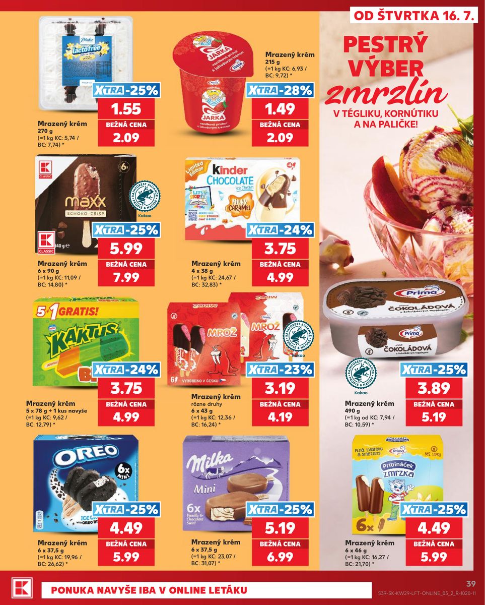 Kaufland catalog page 39 — 2026-07-16 to 2026-07-22