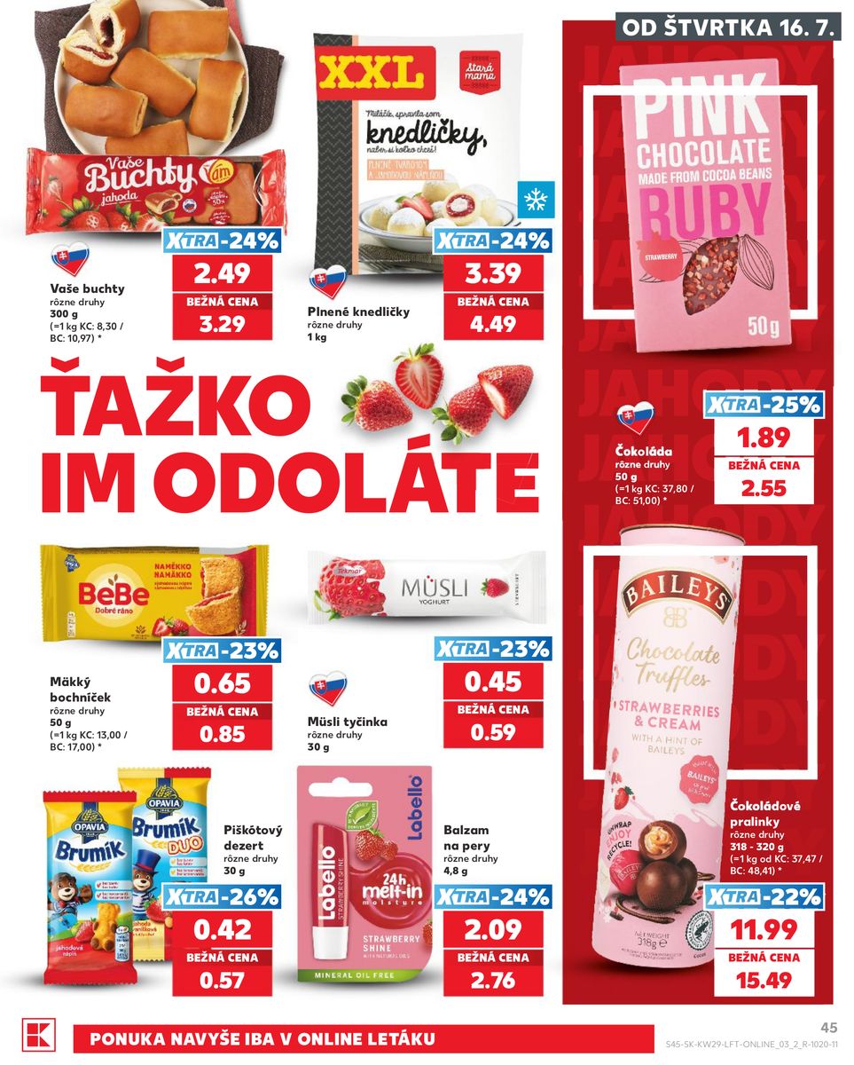 Kaufland catalog page 45 — 2026-07-16 to 2026-07-22