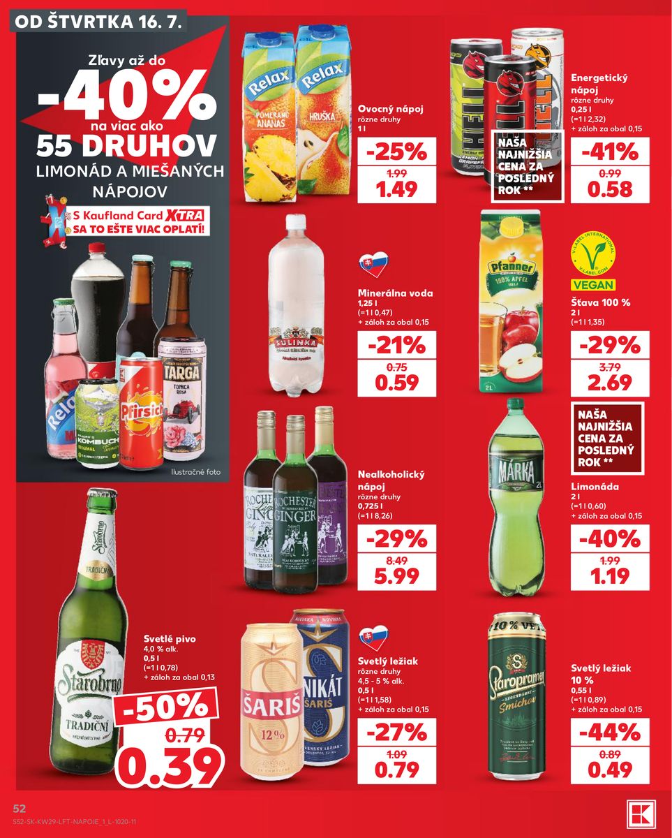 Kaufland catalog page 52 — 2026-07-16 to 2026-07-22