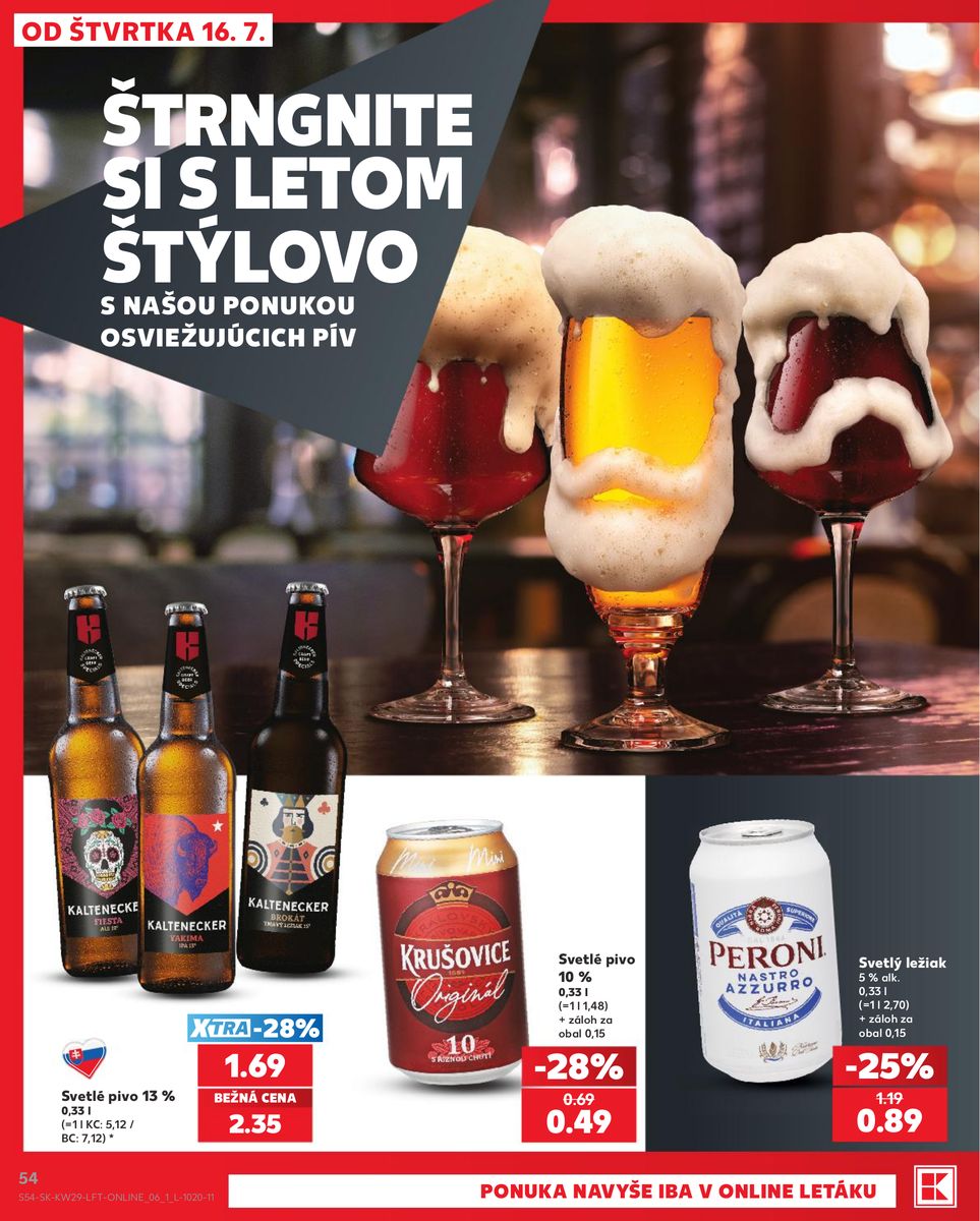 Kaufland catalog page 54 — 2026-07-16 to 2026-07-22