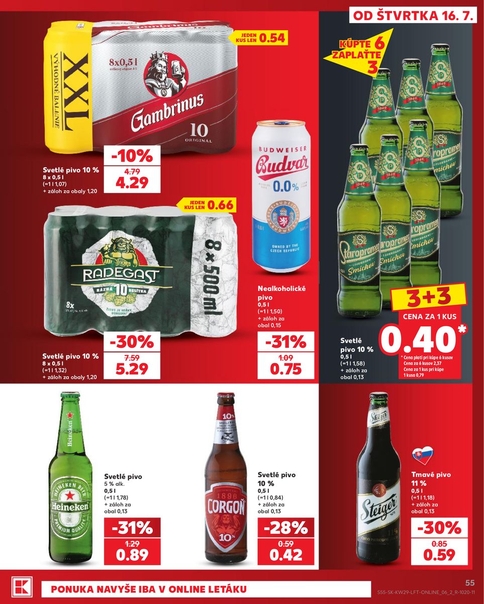 Kaufland catalog page 55 — 2026-07-16 to 2026-07-22