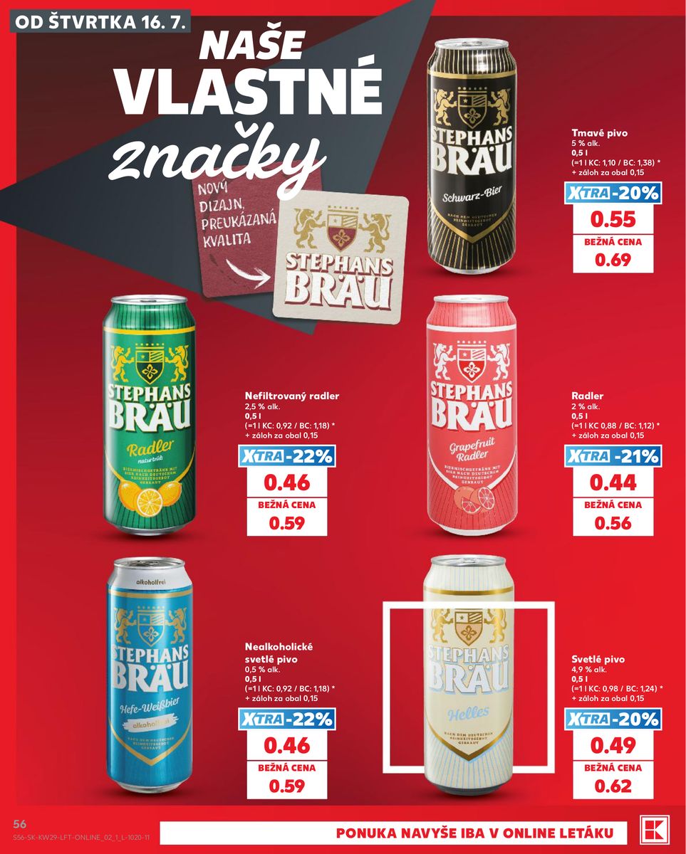 Kaufland catalog page 56 — 2026-07-16 to 2026-07-22