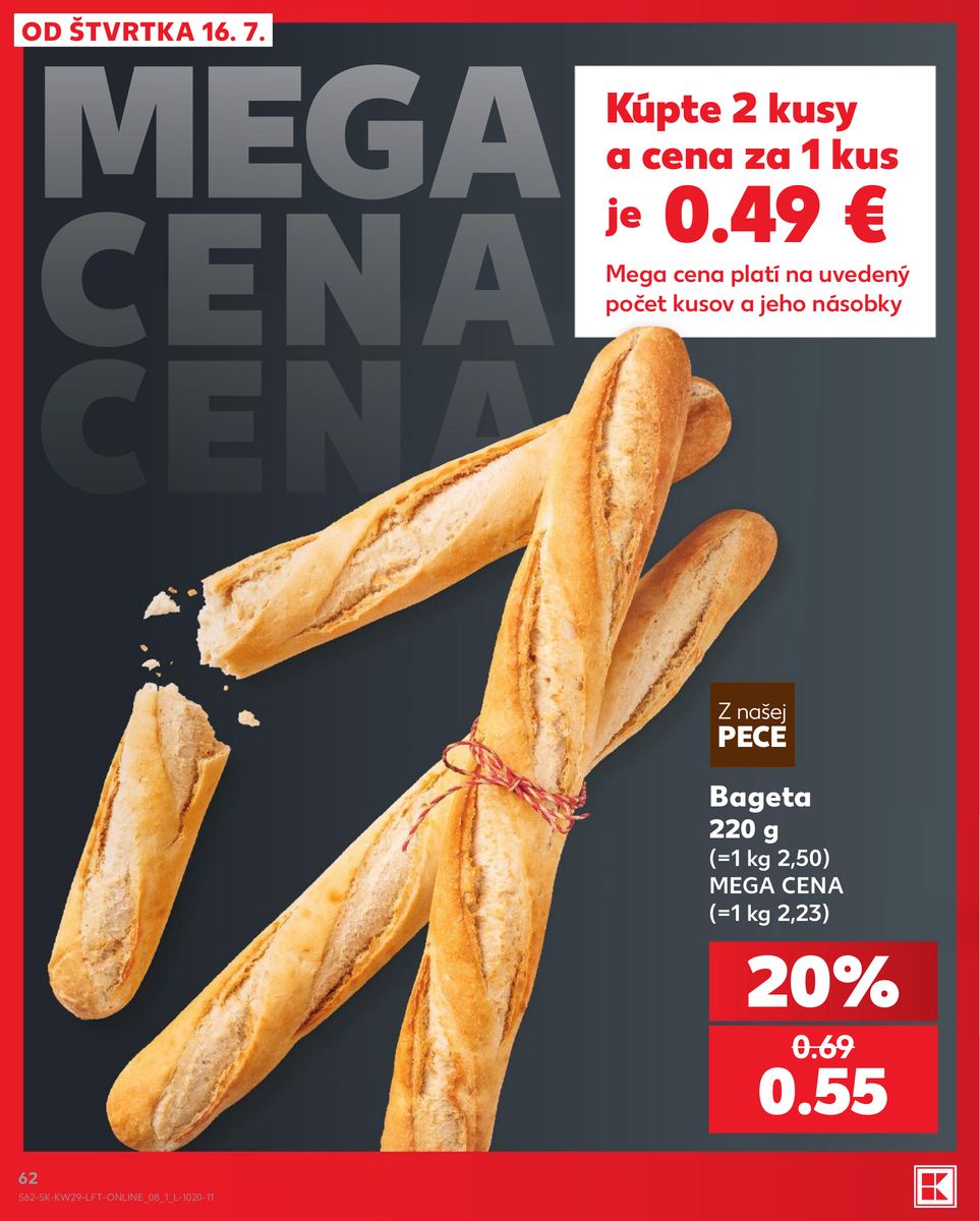 Kaufland catalog page 62 — 2026-07-16 to 2026-07-22