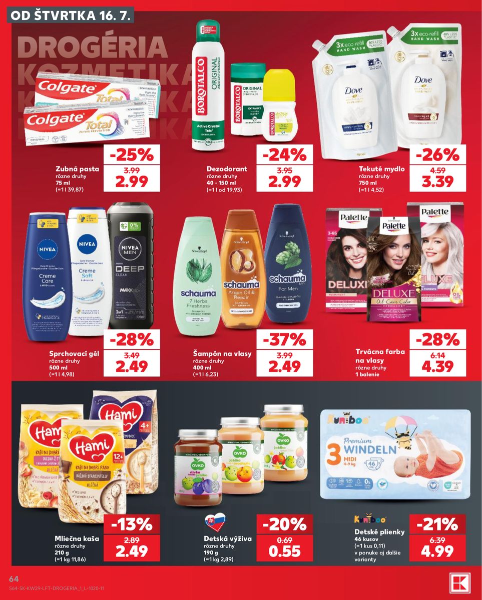 Kaufland catalog page 64 — 2026-07-16 to 2026-07-22