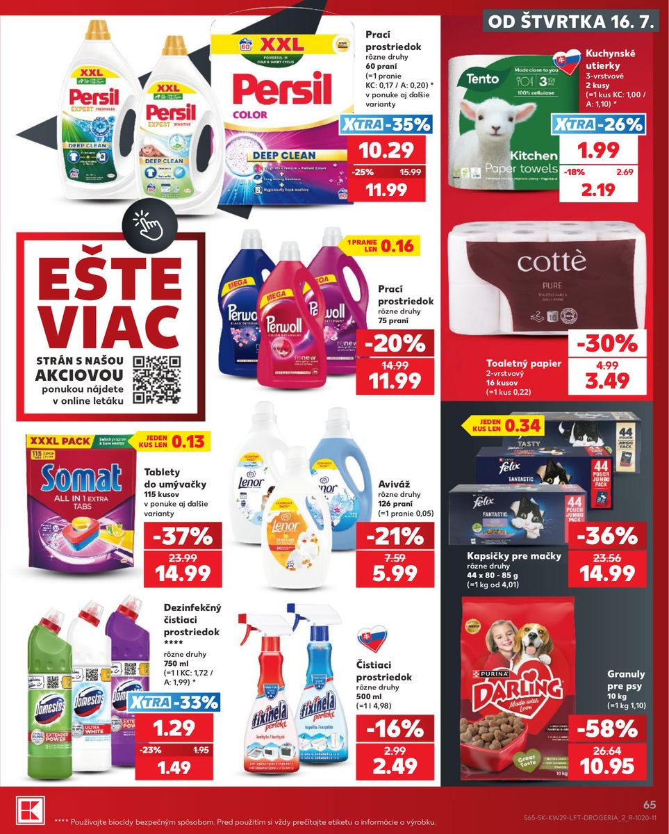Kaufland catalog page 65 — 2026-07-16 to 2026-07-22