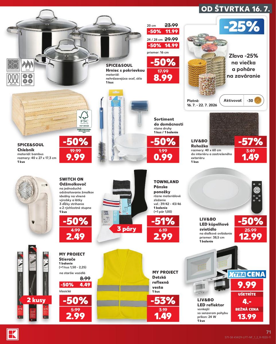 Kaufland catalog page 71 — 2026-07-16 to 2026-07-22
