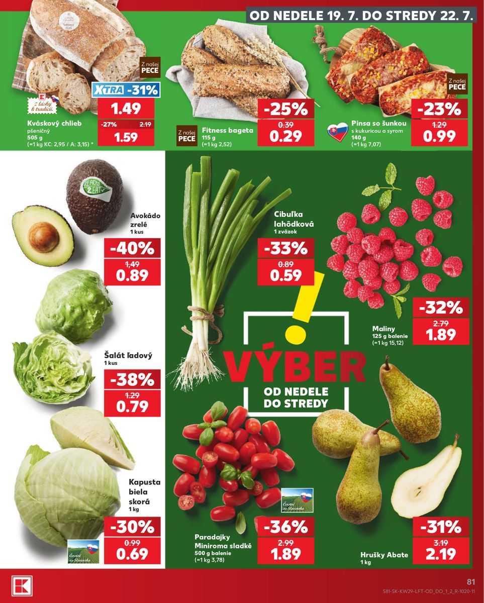Kaufland catalog page 81 — 2026-07-16 to 2026-07-22