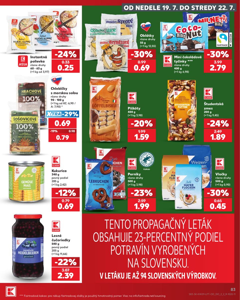 Kaufland catalog page 83 — 2026-07-16 to 2026-07-22