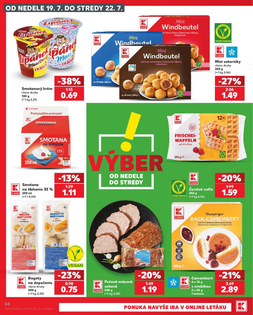Kaufland catalog page 84 — 2026-07-16 to 2026-07-22