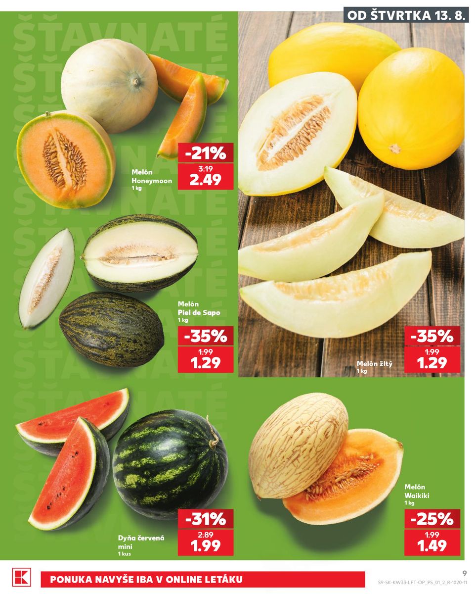 Kaufland catalog page 9 — 2026-08-13 to 2026-08-19