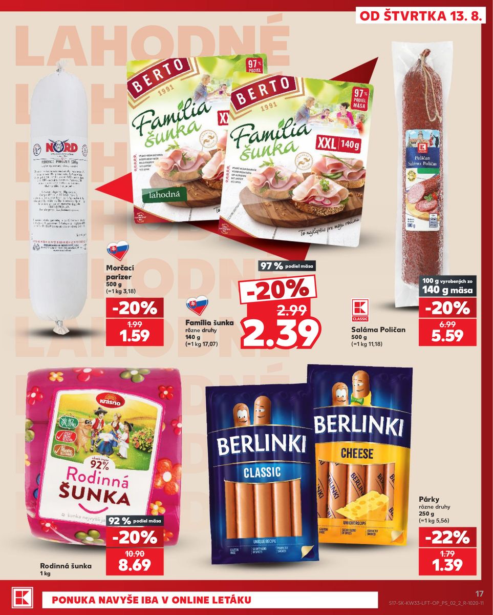 Kaufland catalog page 17 — 2026-08-13 to 2026-08-19