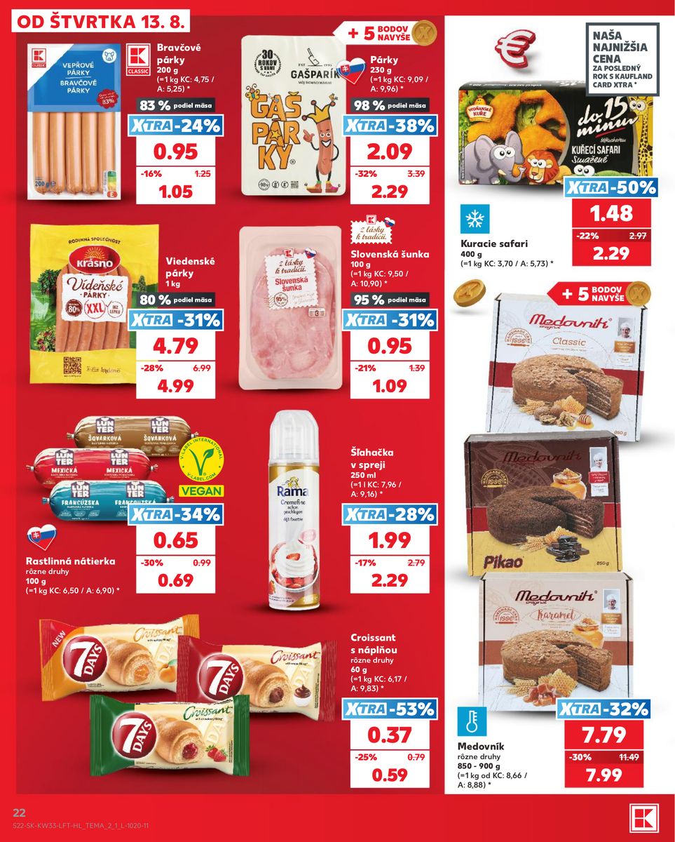 Kaufland catalog page 22 — 2026-08-13 to 2026-08-19