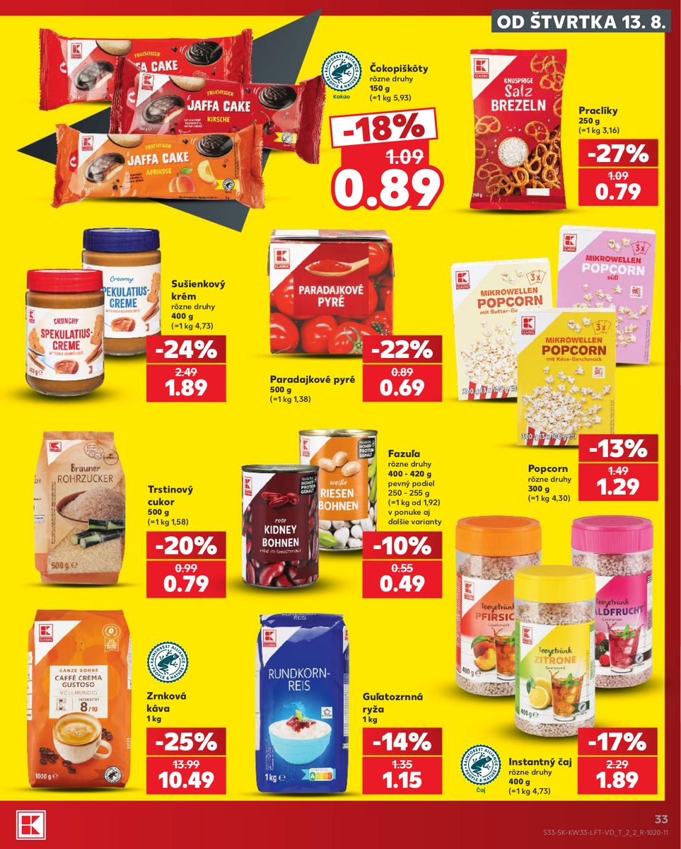 Kaufland catalog page 33 — 2026-08-13 to 2026-08-19