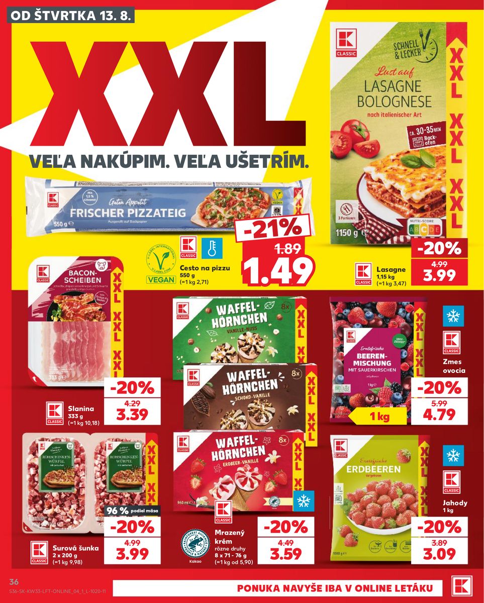 Kaufland catalog page 36 — 2026-08-13 to 2026-08-19