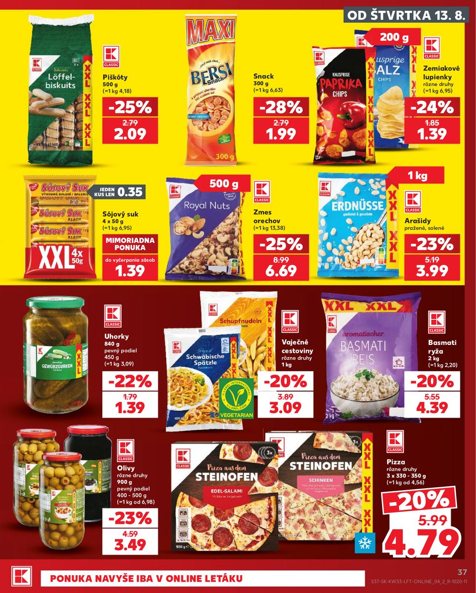 Kaufland catalog page 37 — 2026-08-13 to 2026-08-19