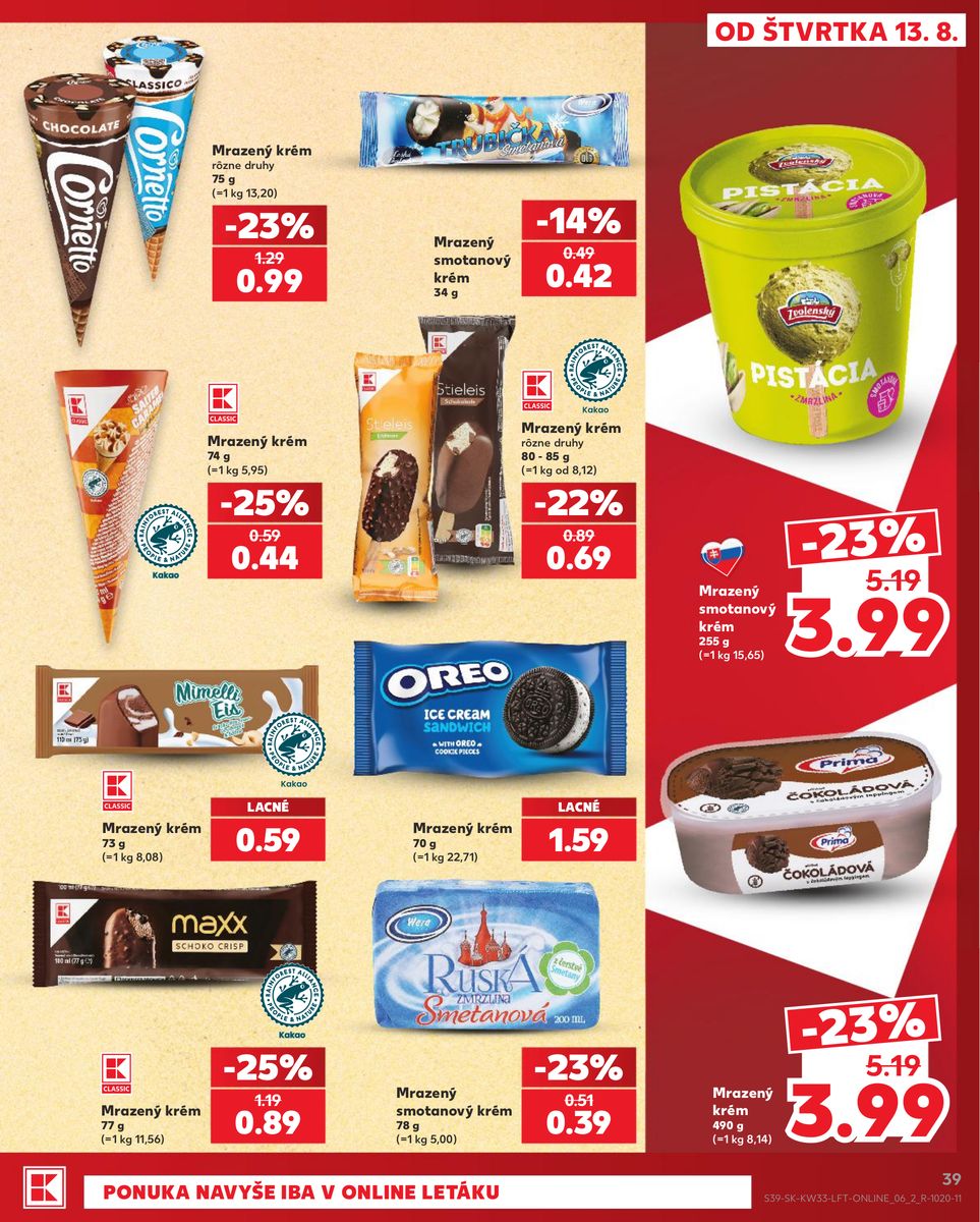 Kaufland catalog page 39 — 2026-08-13 to 2026-08-19