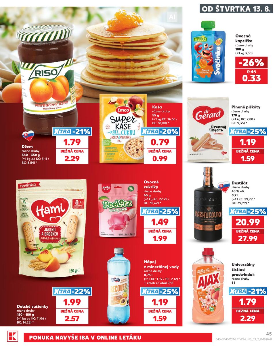 Kaufland catalog page 45 — 2026-08-13 to 2026-08-19