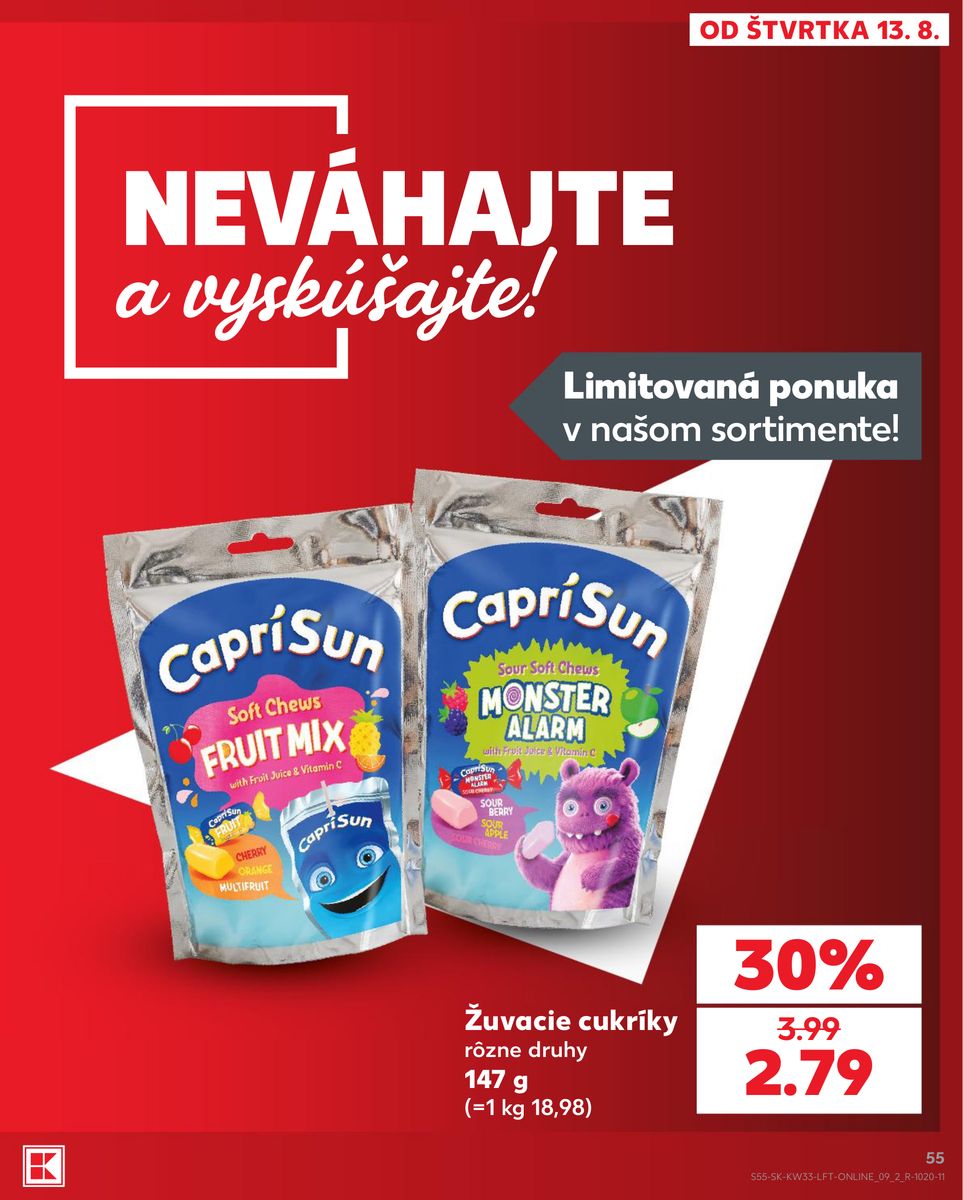 Kaufland catalog page 55 — 2026-08-13 to 2026-08-19