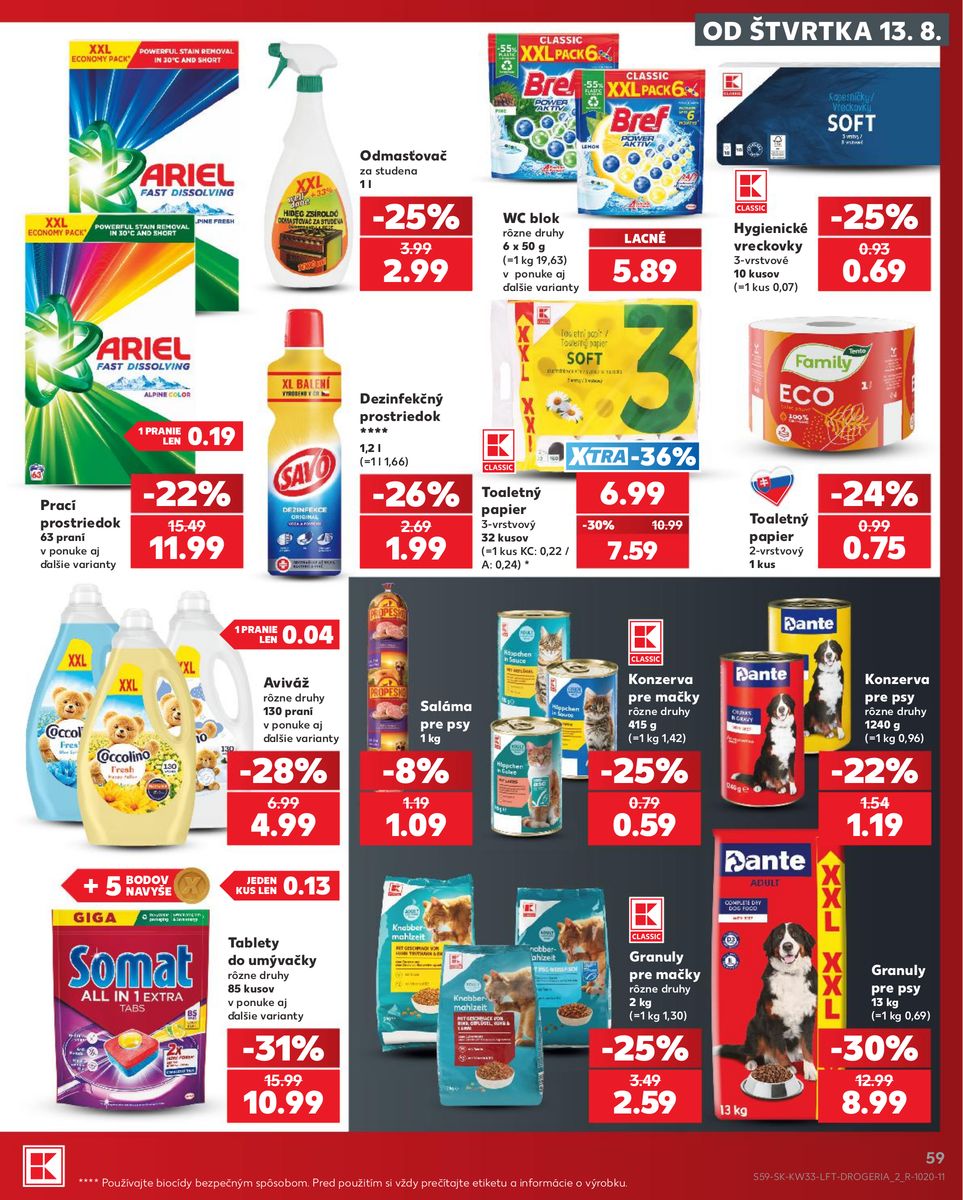 Kaufland catalog page 59 — 2026-08-13 to 2026-08-19