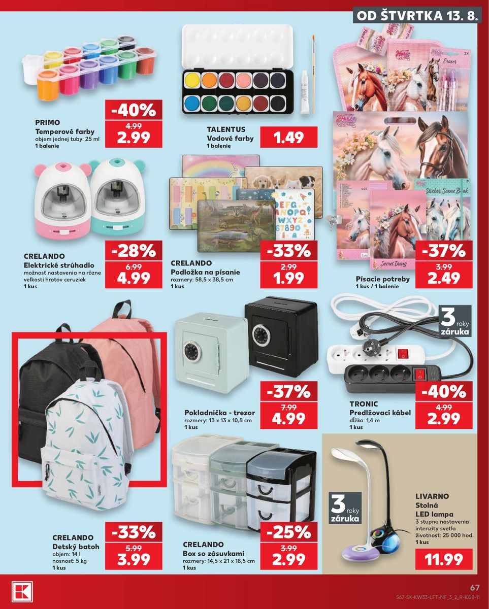 Kaufland catalog page 67 — 2026-08-13 to 2026-08-19