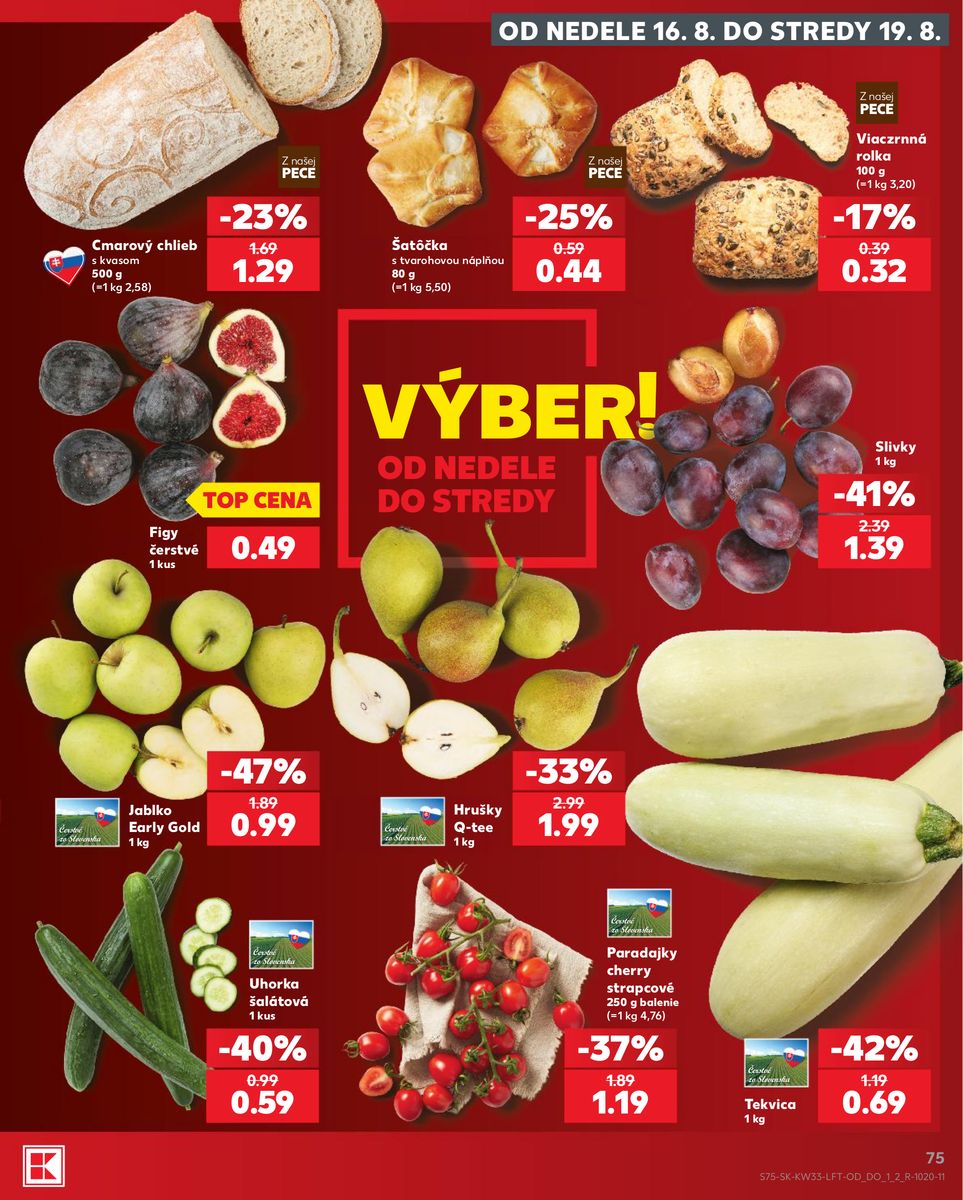 Kaufland catalog page 75 — 2026-08-13 to 2026-08-19