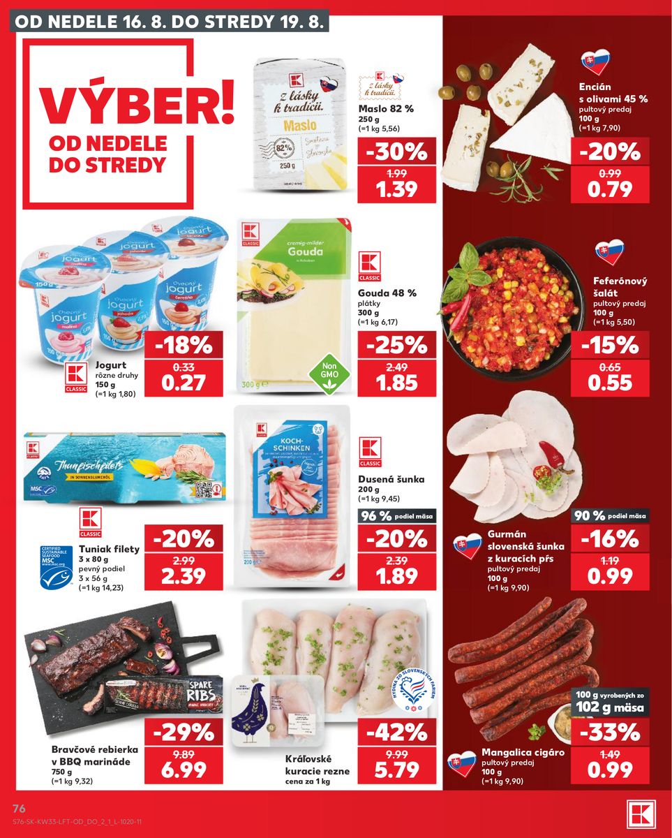 Kaufland catalog page 76 — 2026-08-13 to 2026-08-19