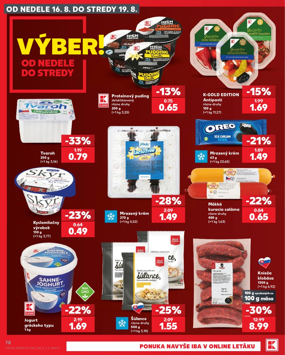 Kaufland catalog page 78 — 2026-08-13 to 2026-08-19