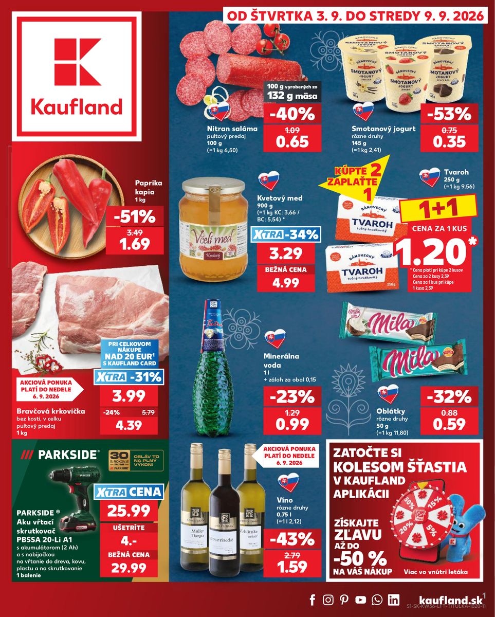Kaufland catalog 2026-09-03 to 2026-09-09