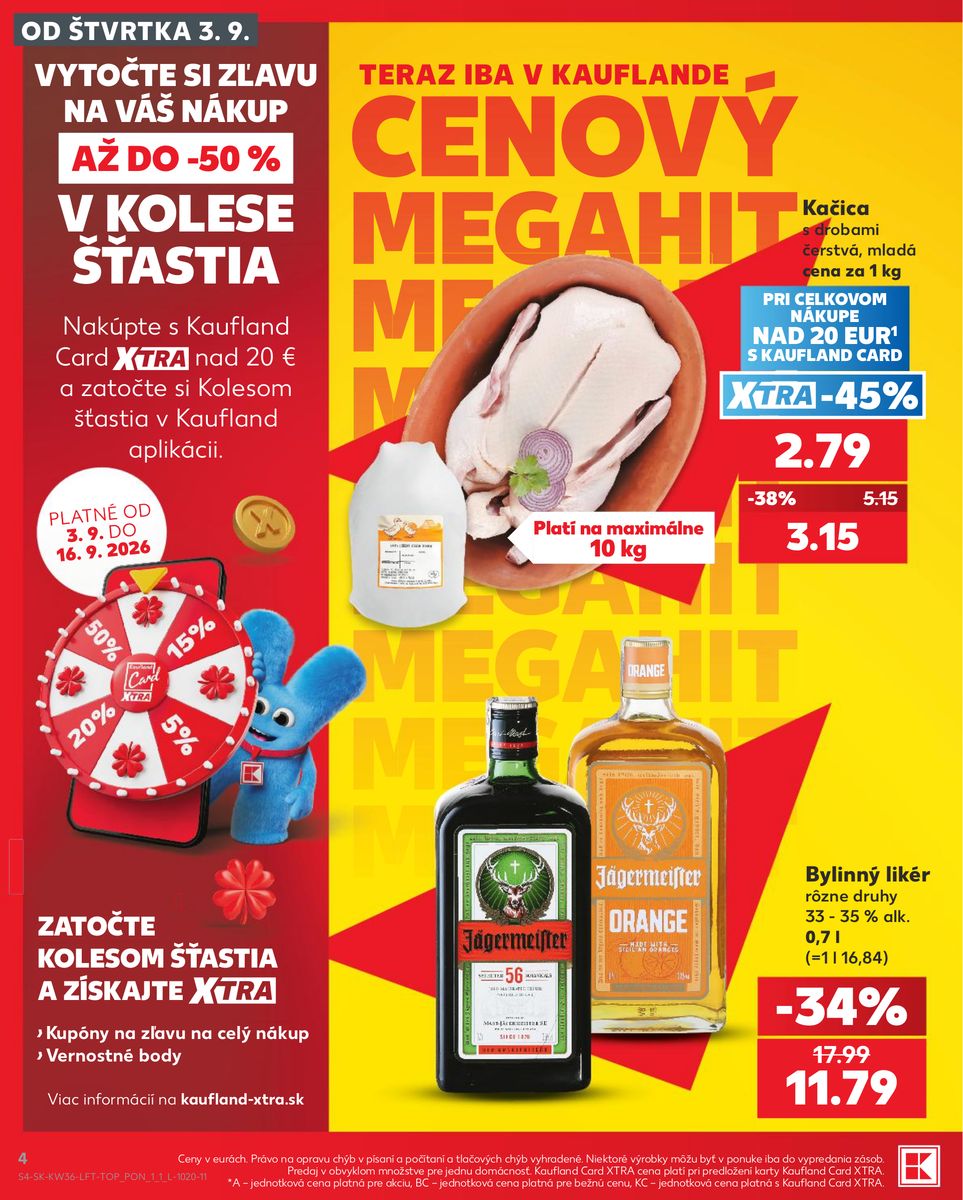 Kaufland catalog page 4 — 2026-09-03 to 2026-09-09
