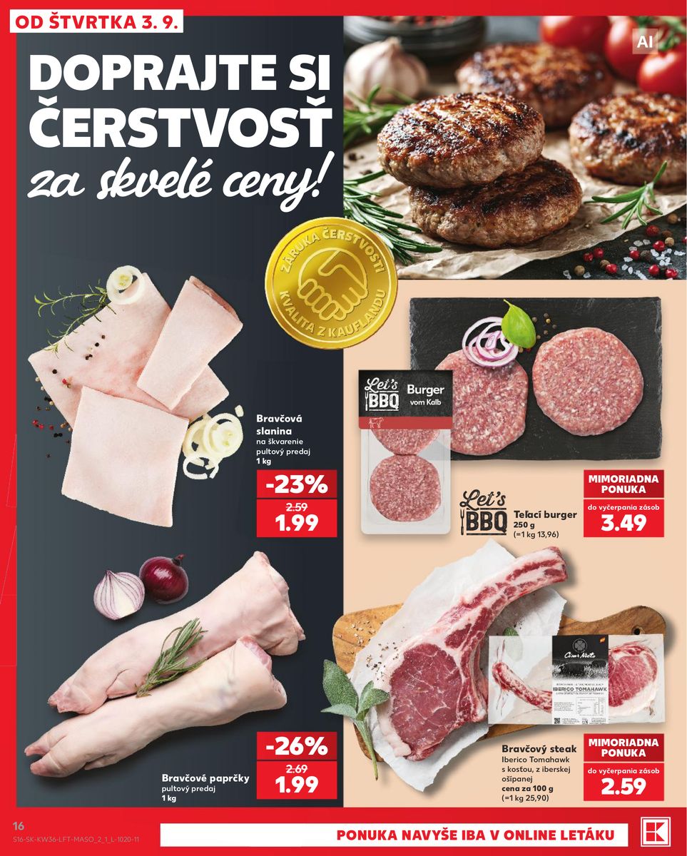 Kaufland catalog page 16 — 2026-09-03 to 2026-09-09