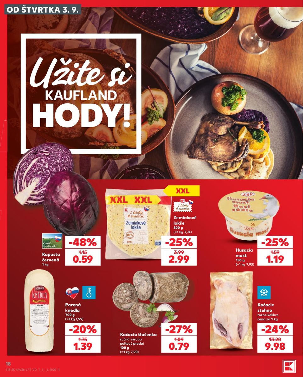 Kaufland catalog page 18 — 2026-09-03 to 2026-09-09