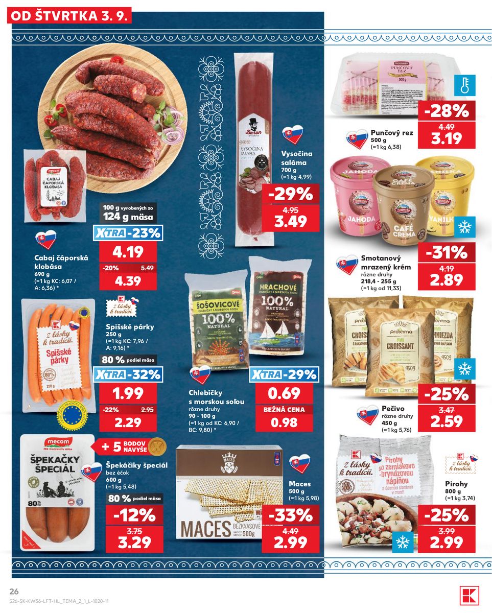 Kaufland catalog page 26 — 2026-09-03 to 2026-09-09